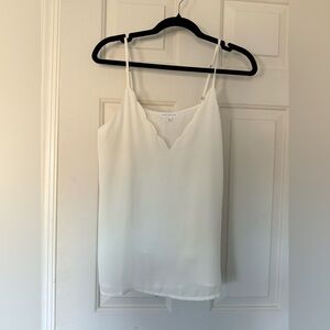 Socialite White Camisole Top